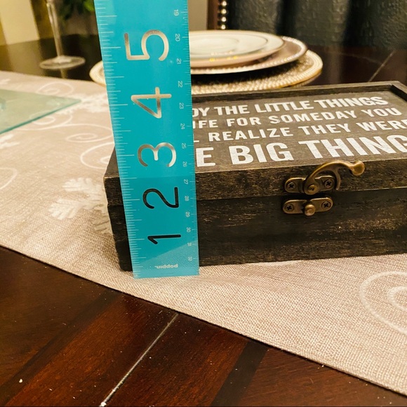 Inspirational Wood Treasure Jewelry Storage Box - Picture 6 of 8